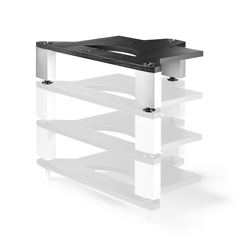Naim Audio FraimLite Level Medium black top/silver leg