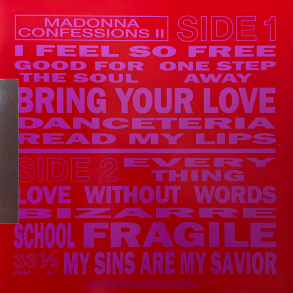 Madonna - Confessions II [Limited Edition White Vinyl] (0093624822448)