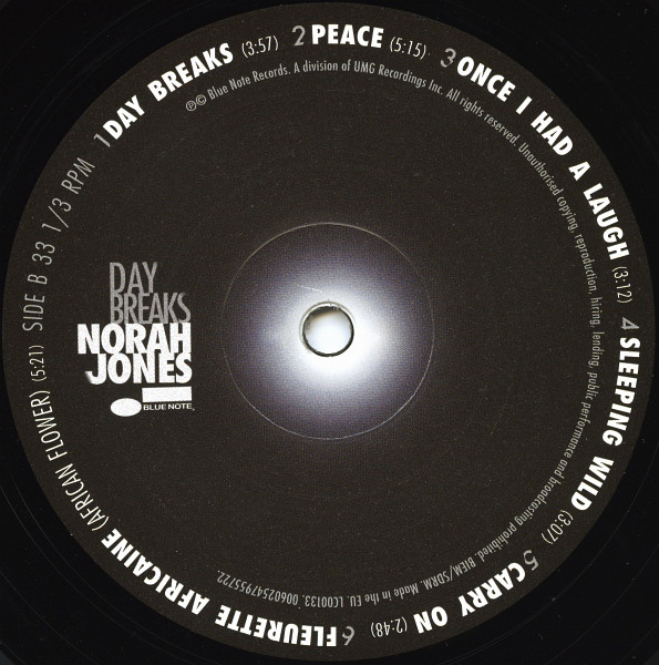 Norah Jones - Day Breaks (00602547955722)