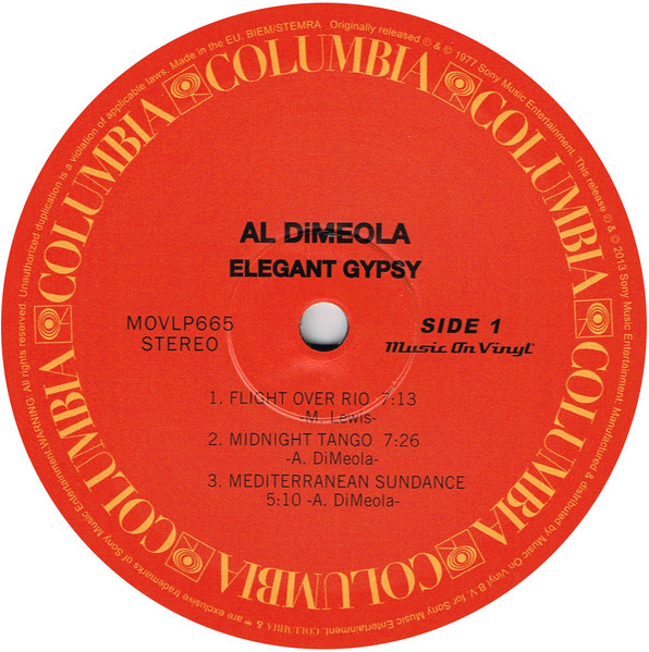 Al Di Meola - Elegant Gypsy (MOVLP665)
