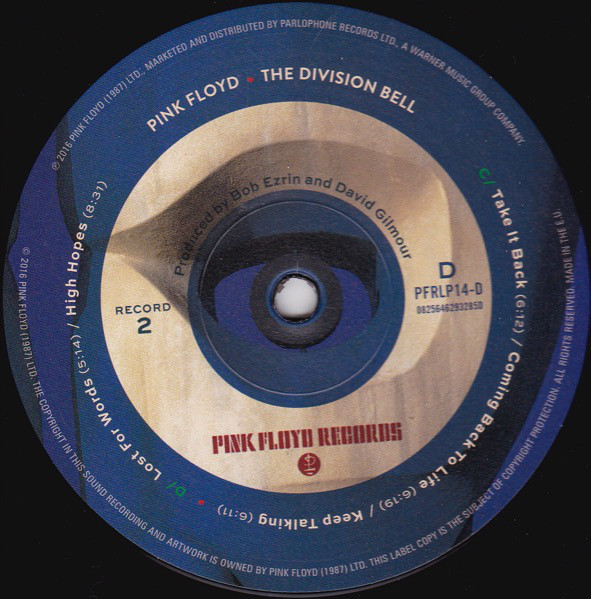 Pink Floyd - The Division Bell (PFRLP14)
