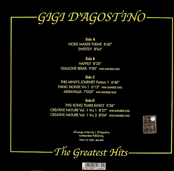 Gigi D'Agostino - The Greatest Hits (SML 099)