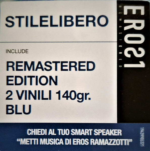 Eros Ramazzotti - Stilelibero [Blue Vinyl] [Italian Version] (19439905321)