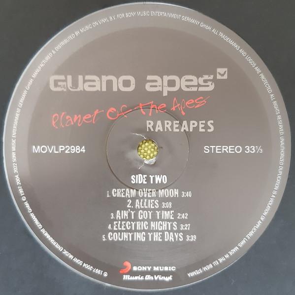 Guano Apes - Planet Of The Apes - Rareapes [Silver & Black Marbled Vinyl] (MOVLP2984)