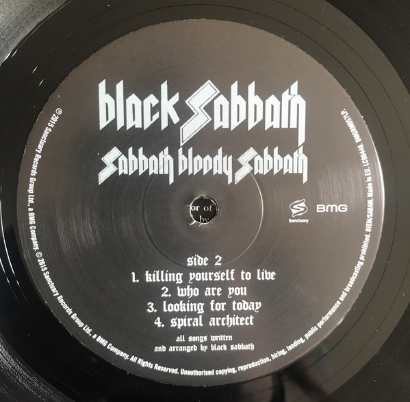 Black Sabbath - Sabbath Bloody Sabbath (BMGRM057LP)