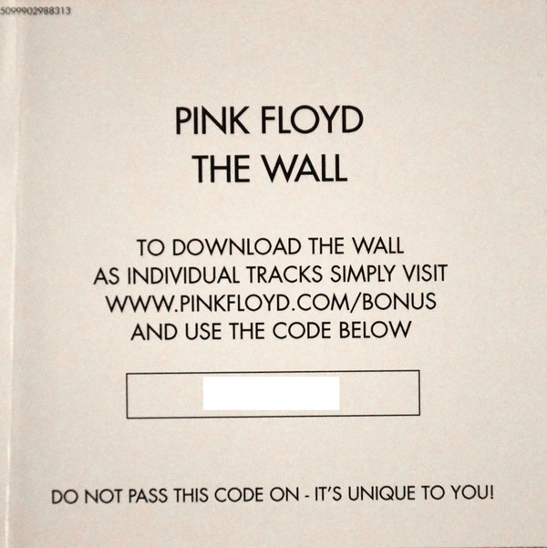 Pink Floyd - The Wall (5099902988313) [EU]