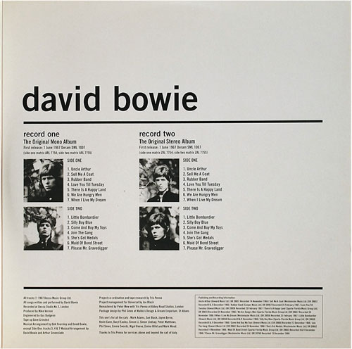 David Bowie - David Bowie (532 760-1)