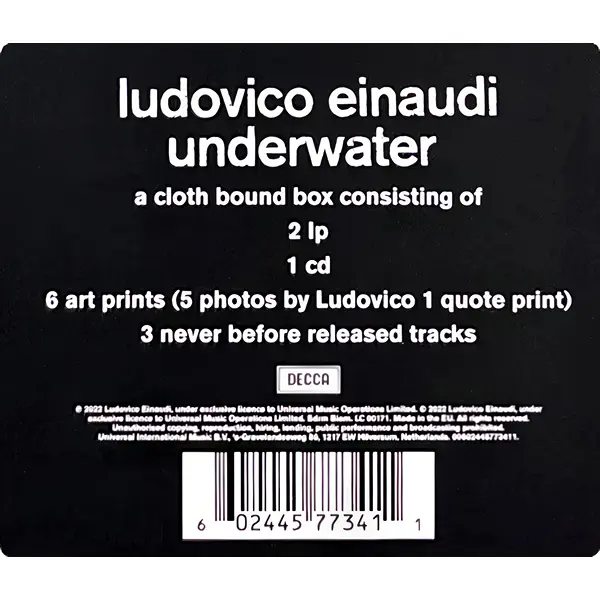 Ludovico Einaudi - Underwater (0602445773411)