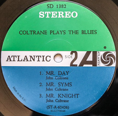 John Coltrane - Coltrane Plays The Blues (8122798048)