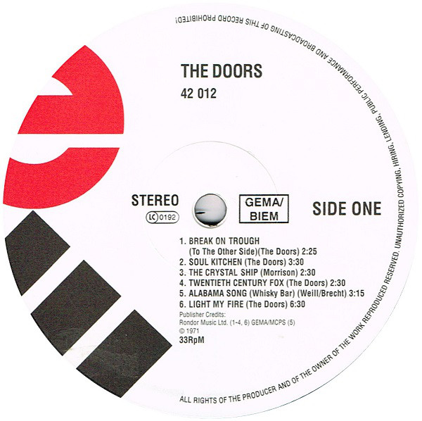 The Doors - The Doors (EKS-74007)