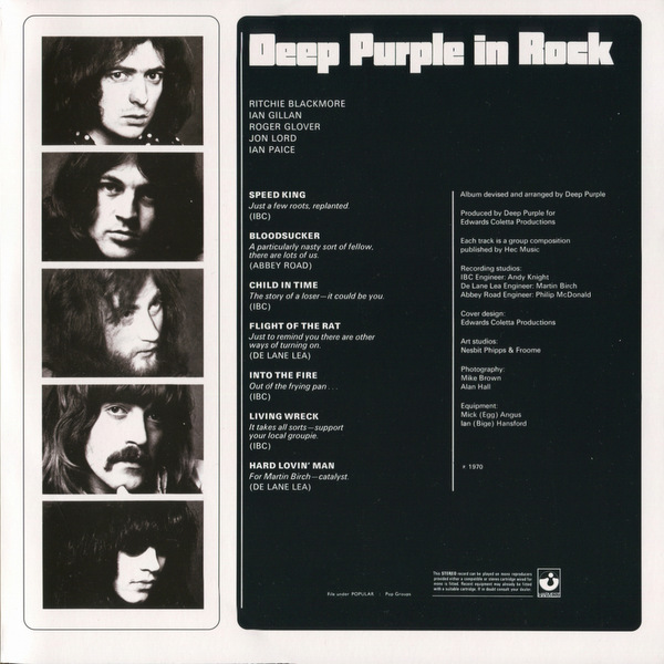 Deep Purple - In Rock (0825646035083)