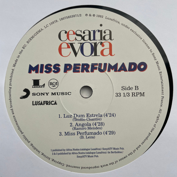 Cesaria Evora - Miss Perfumado (0190758538716)