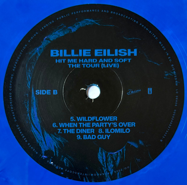 Billie Eilish - Hit Me Hard And Soft: The Tour [Live] [Blue & Yellow & Red Vinyl] (0602488275453)