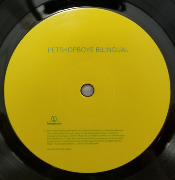 Pet Shop Boys - Bilingual (0190295823689)