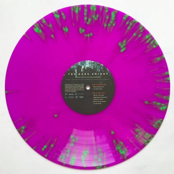 OST - Hans Zimmer And James Newton Howard - The Dark Knight [Green (Neon) and Purple (Violet) Vinyl] (603497843879)