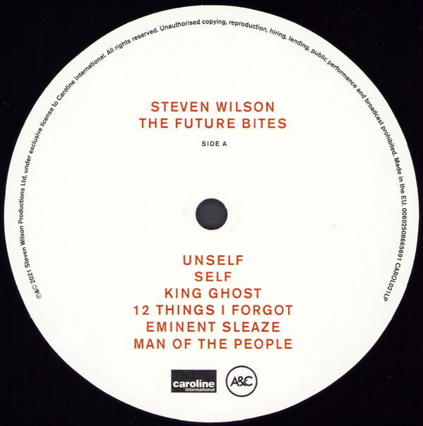Steven Wilson - The Future Bites [Black Vinyl] (CAROL021LP)