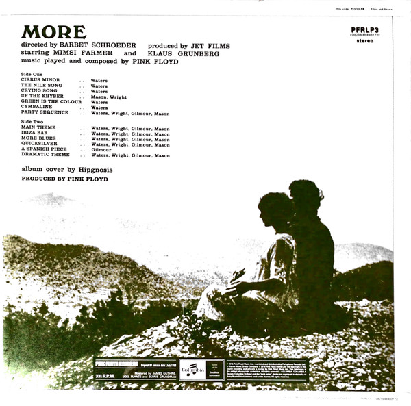 Pink Floyd - Soundtrack From The Film "More" (PFRLP3)
