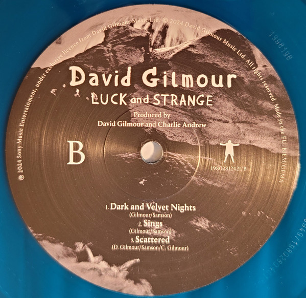 David Gilmour - Luck And Strange [Sea Blue Translucent Vinyl] (198028124218)
