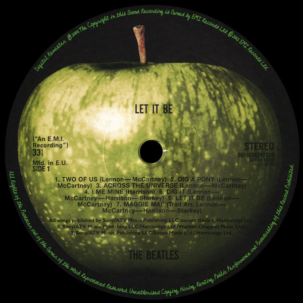 The Beatles - Let It Be (0094638247210) [EU]