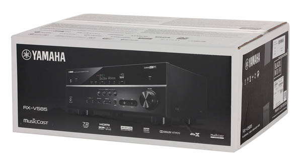 Yamaha RX-V585 black