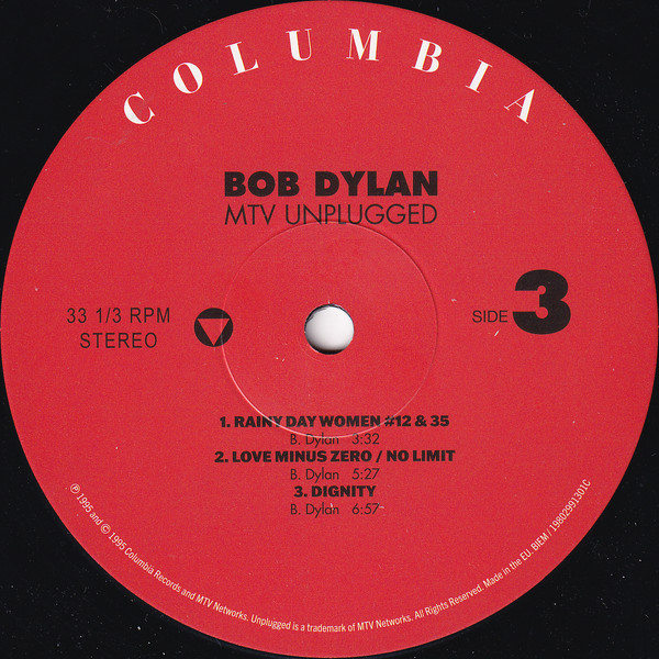 Bob Dylan - MTV Unplugged™ (0198029913019)