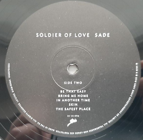 Sade - Soldier Of Love (196587848514)