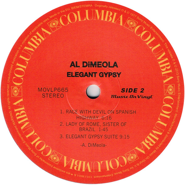 Al Di Meola - Elegant Gypsy (MOVLP665)