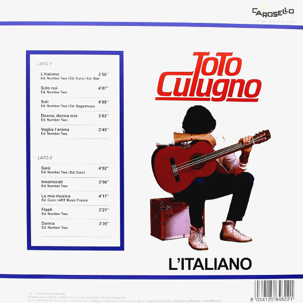Toto Cutugno - L'Italiano (CLM 1000)