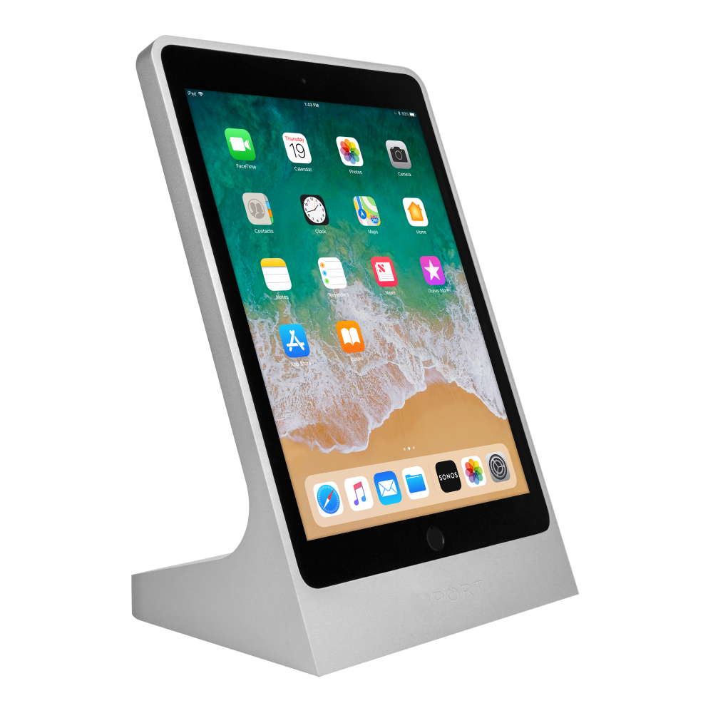 iPort LuxePort Table Mount iPad Air1/Air2/Pro9.7"/5th Gen./6th Gen. silver