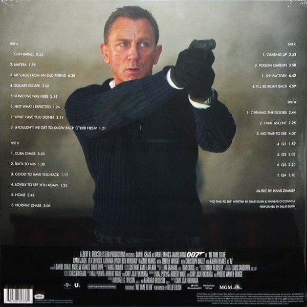 Hans Zimmer ‎- No Time To Die [Original Motion Picture Soundtrack] (0882338)
