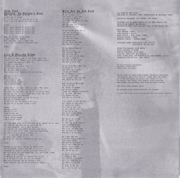 Bob Dylan - MTV Unplugged™ (0198029913019)