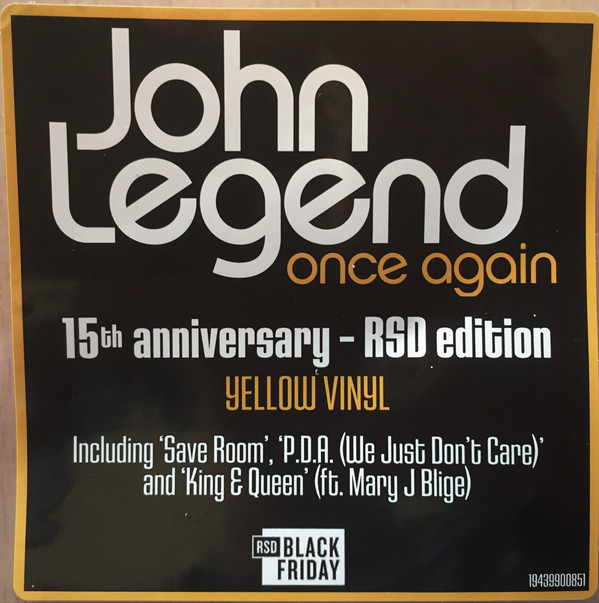 John Legend - Once Again [15th Anniversary Edition] [Yellow Vinyl] (19439900851)