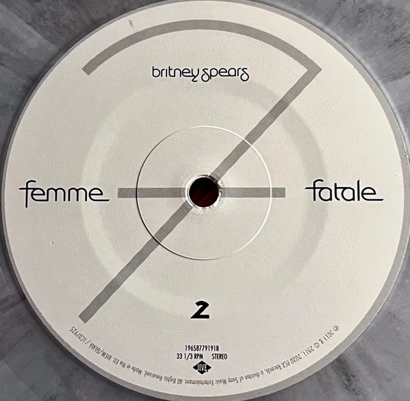 Britney Spears - Femme Fatale [Grey Marble Vinyl] (19658779191)