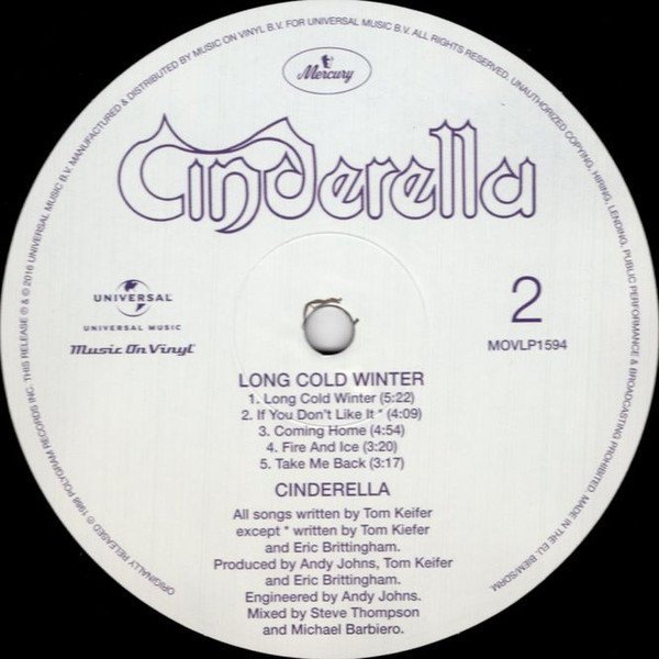 Cinderella - Long Cold Winter (MOVLP1594)