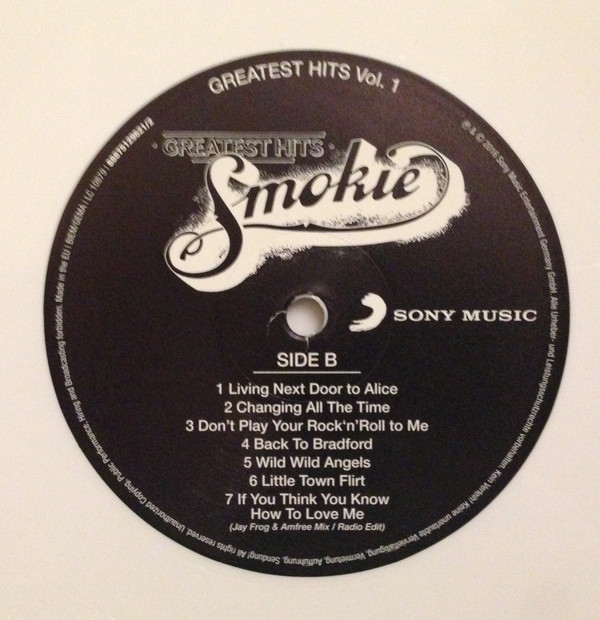 Smokie - Greatest Hits Vol.1 & Vol.2 [White Vinyl] (8875129621)