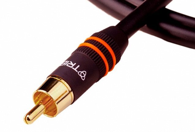 Коаксиальный кабель цифровой аудио распайка Цифровой кабель Tributaries 2AD-010B Digital Audio Coaxial RCA 1.0m